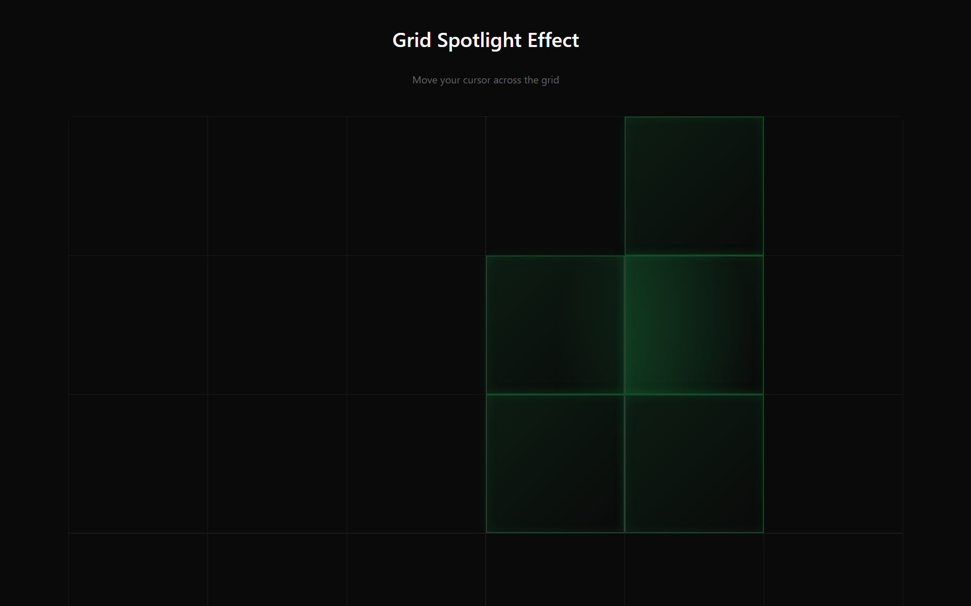Grid Spotlight Effect preview